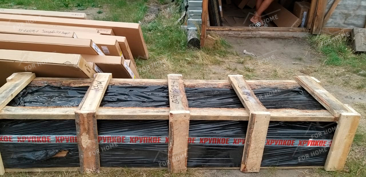 Наша доставка из Новосибирска у клиента в Якутии Алдан